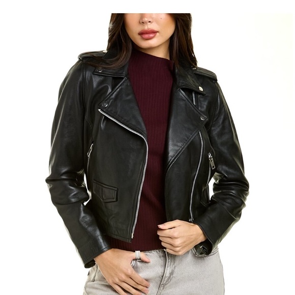 Walter Baker Liz leather jacket- lamb leather.